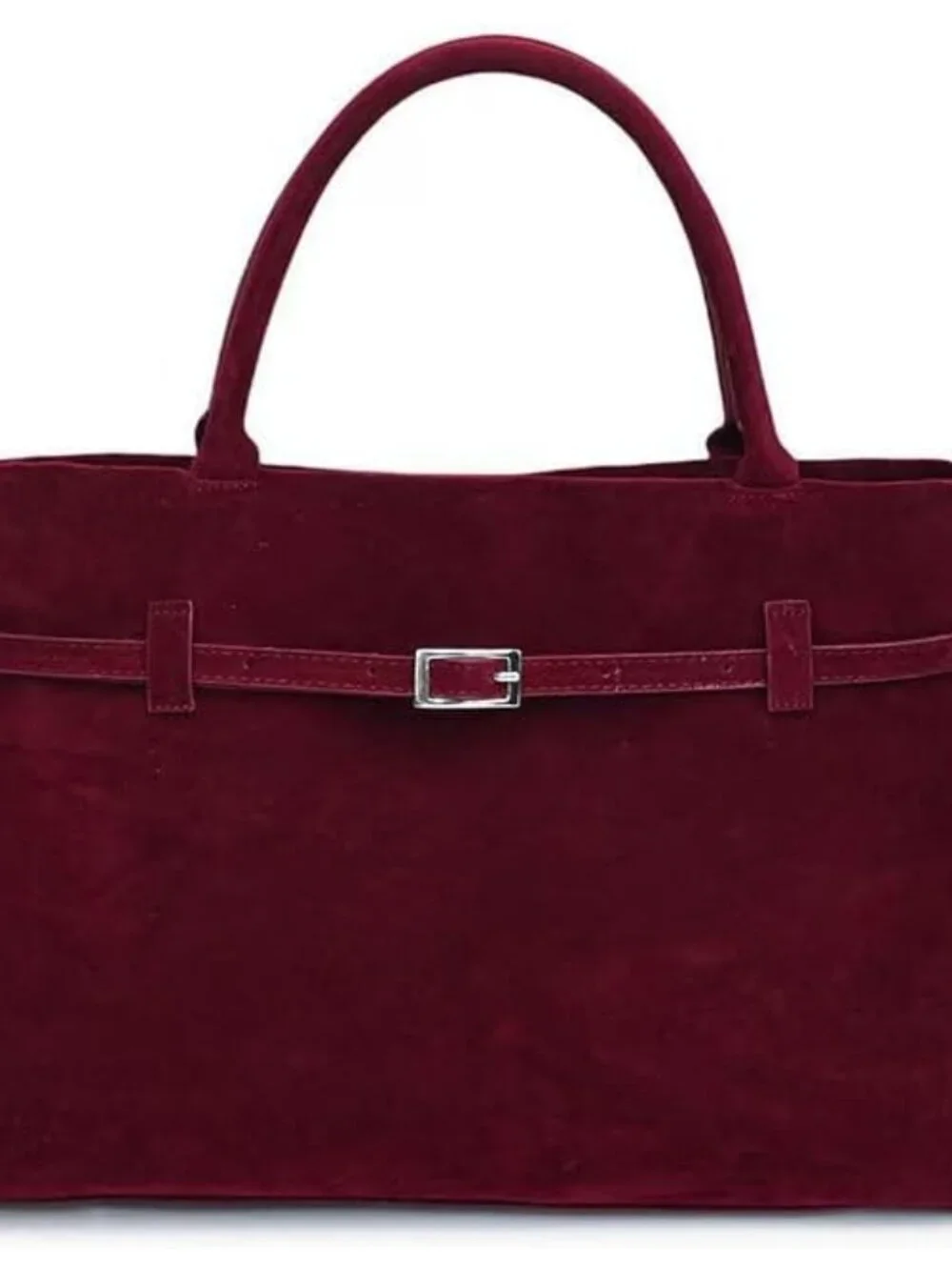 Faux Suede Tote Bags for Women - Large Suede Vintage Shoulder Satchel Bag Bucket